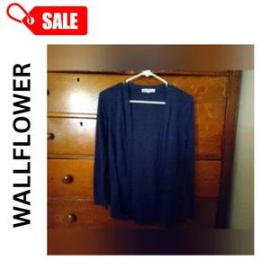 WALLFLOWER - Navy Blue Long Sleeve Cardigan